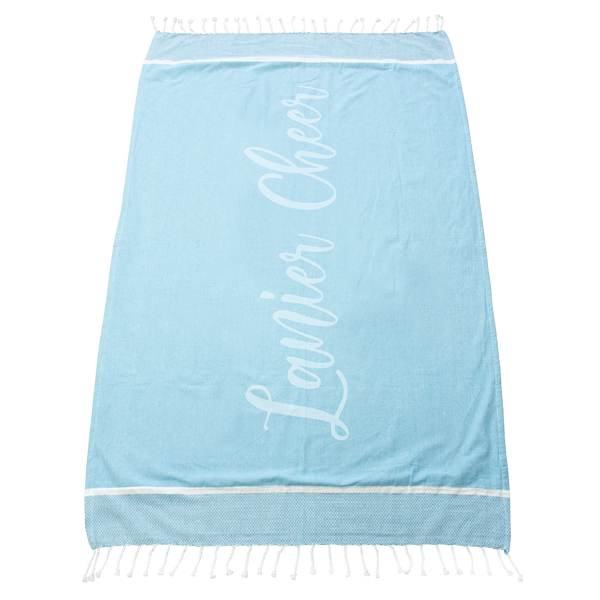 embroidery,  silkscreen imprint,  color beach towels, 