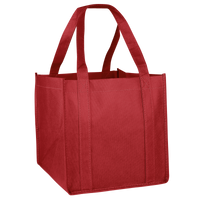 Red Cube Grocery Tote Thumb