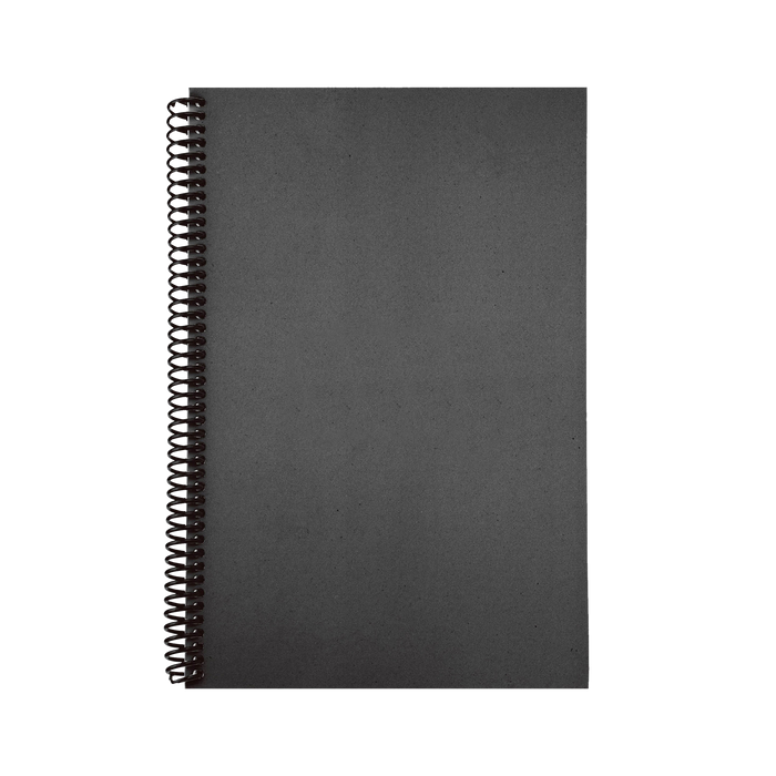 Black Eco-Friendly Spiral Notebook