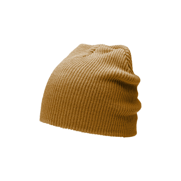 Camel Slouch Knit Beanie