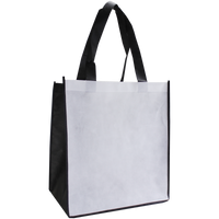 White Full Color Big Tex Grocery Bag Thumb