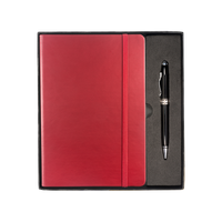 Red Tuscany™ Journal and Stylus Pen Gift Set Thumb