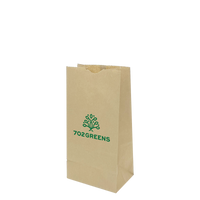  Medium Natural Kraft Popcorn Bag Thumb