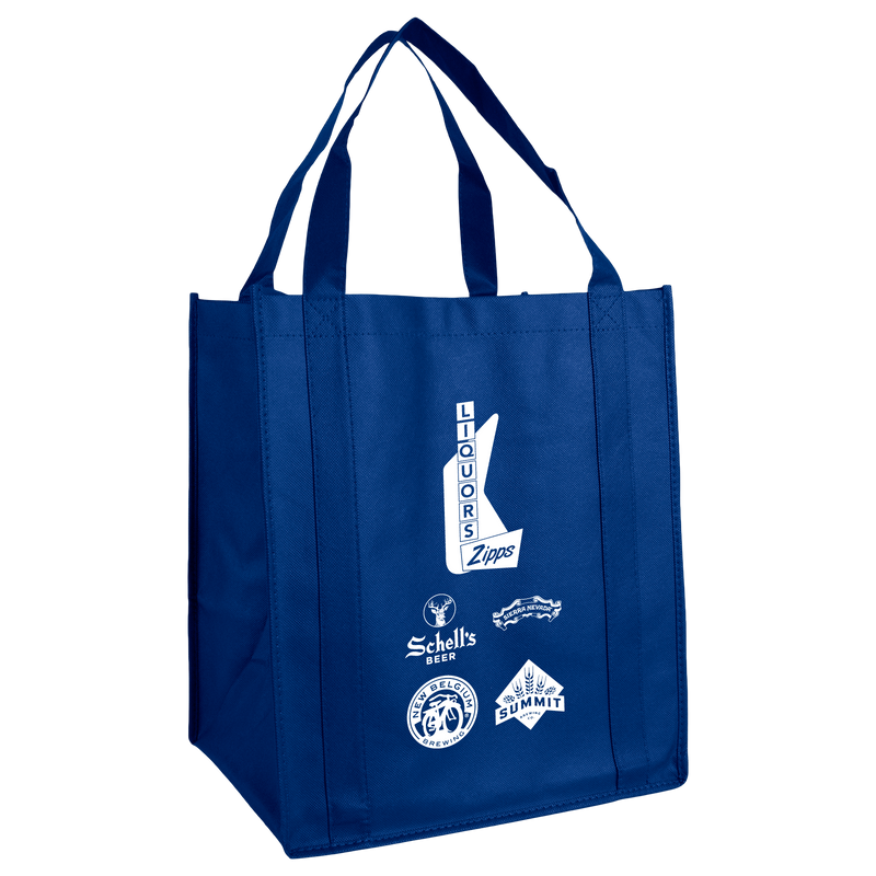 Zipps Liquors / Wine & Dine Reusable Tote Bag / Reusable Grocery Bags