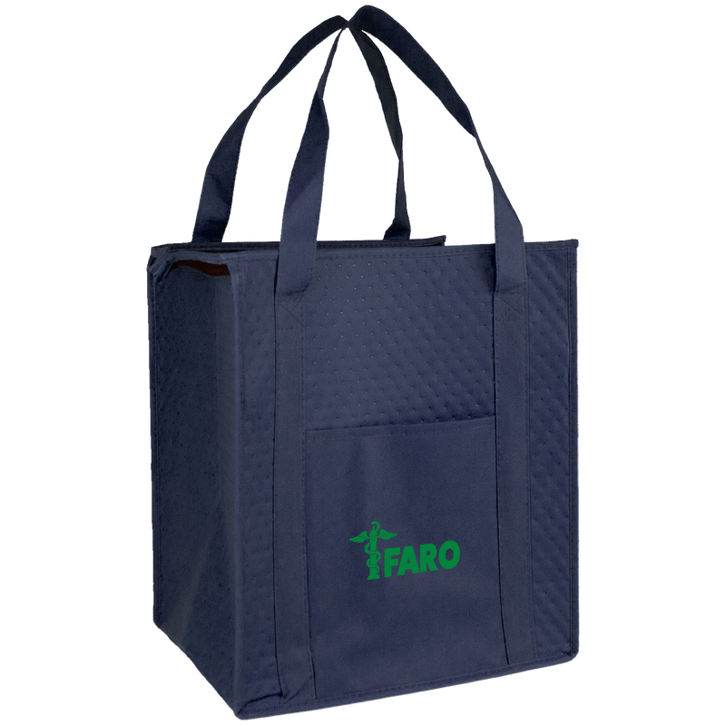 Faro Wellness Center / Insulated Cooler Tote with Pocket / Insulated Totes
