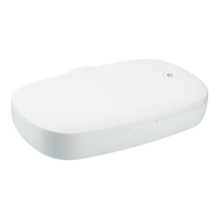 White UV Phone Sanitizer with Wireless Charging Pad Thumb