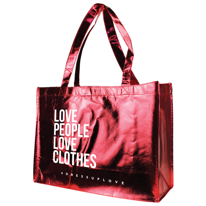  DISCONTINUED-Metallic Convention Tote