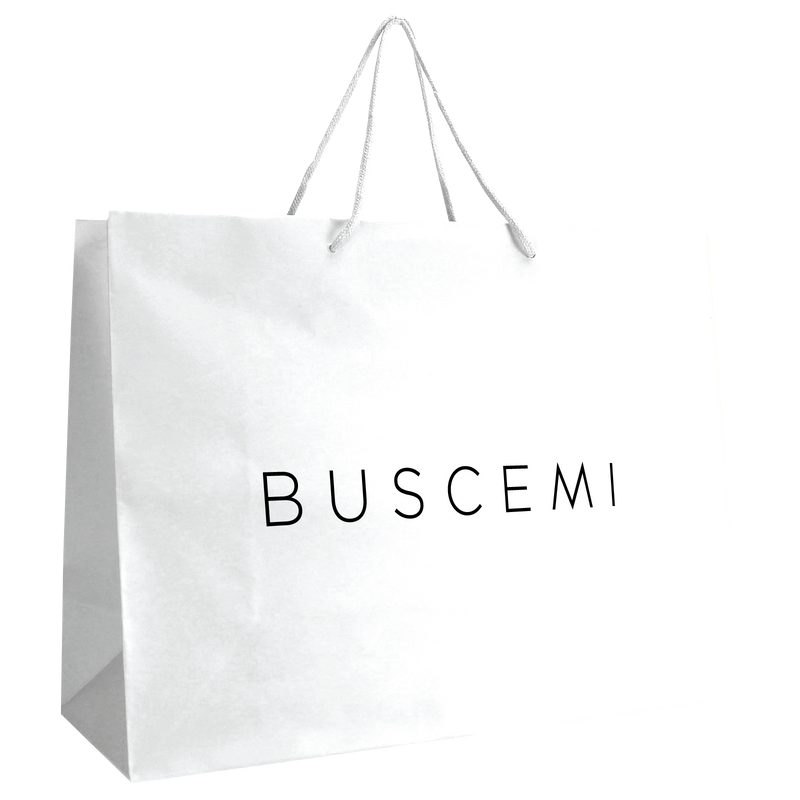 BUSCEMI Large Matte Shopper Bag Paper Bags