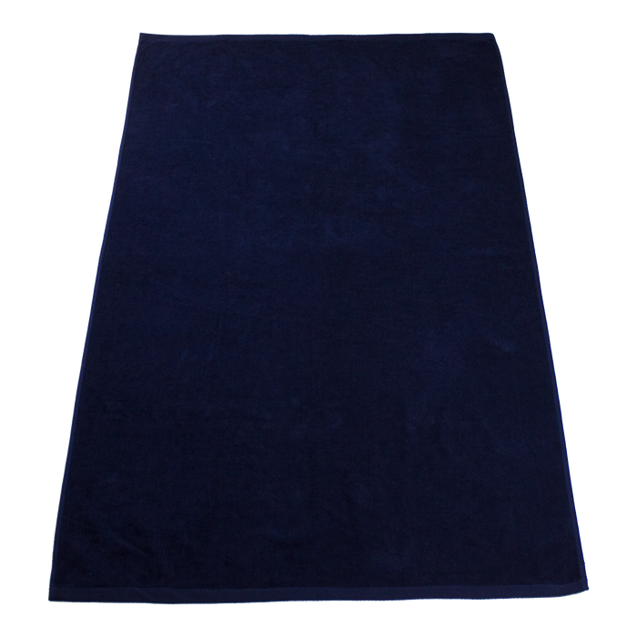 Navy Seascape Color Beach Towel