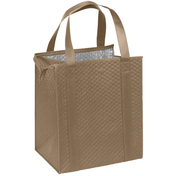 Light Khaki Large Insulated Tote