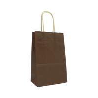 Chocolate Mini Kraft Color Paper Shopper Bag Thumb