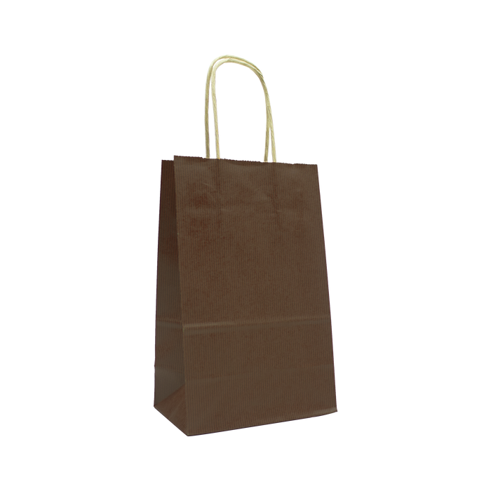 Chocolate Mini Kraft Color Paper Shopper Bag