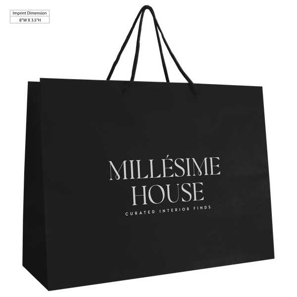 matte & glossy shoppers,  paper bags,  breast cancer awareness bags, 
