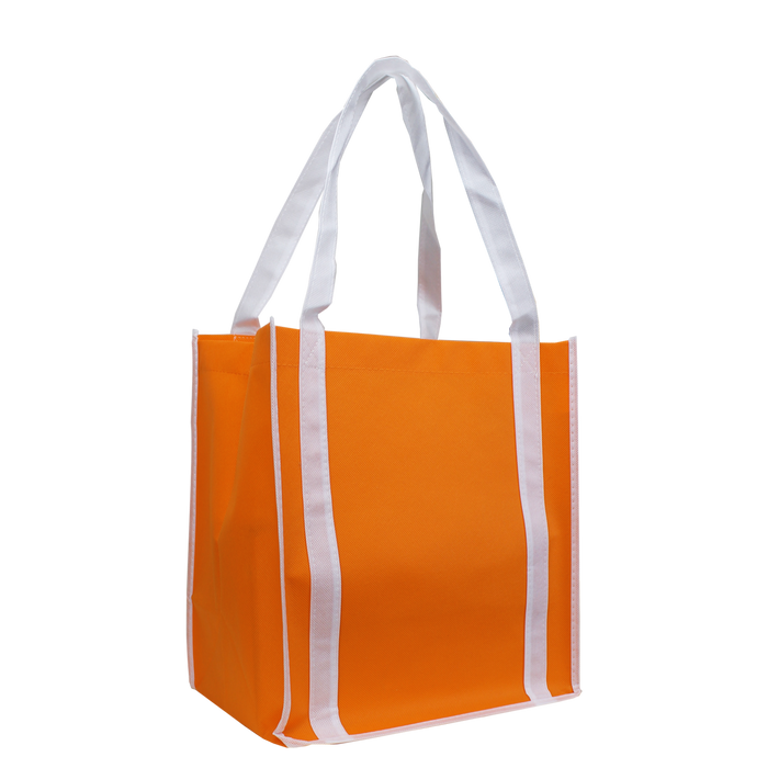 Orange/White Two-Tone Little Storm Tote Bag