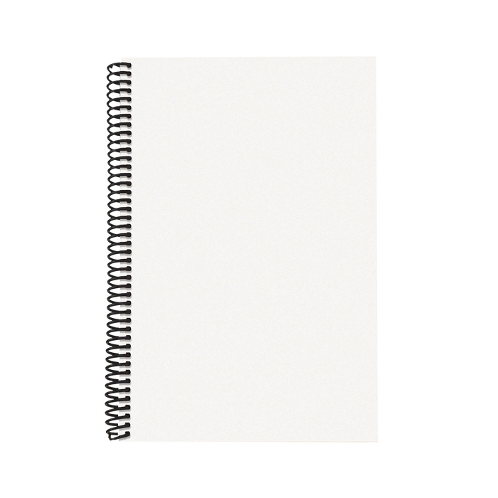 White Eco-Friendly Spiral Notebook