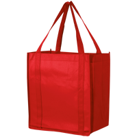 Red Thrifty Grocery Tote Thumb