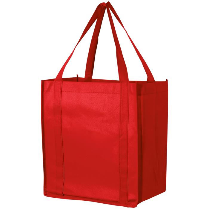 Red Thrifty Grocery Tote