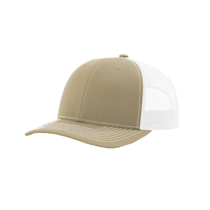 Khaki/White Richardson Trucker Snapback Hat