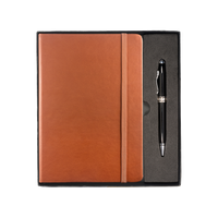 Tan Tuscany™ Journal and Stylus Pen Gift Set Thumb