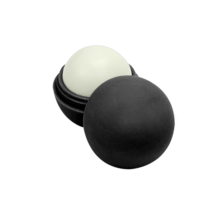 Black with Vanilla Flavor Spherical Lip Balm