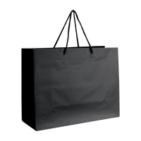 Black Medium Matte Shopper Bag Thumb