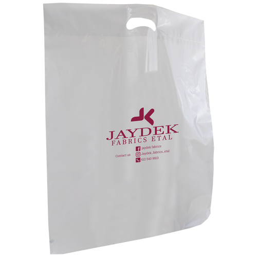 Jaydek Fabrics / Extra Large Die Cut Plastic Bag / Plastic Bags