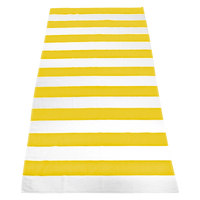 Yellow Santa Maria Striped Beach Towel Thumb