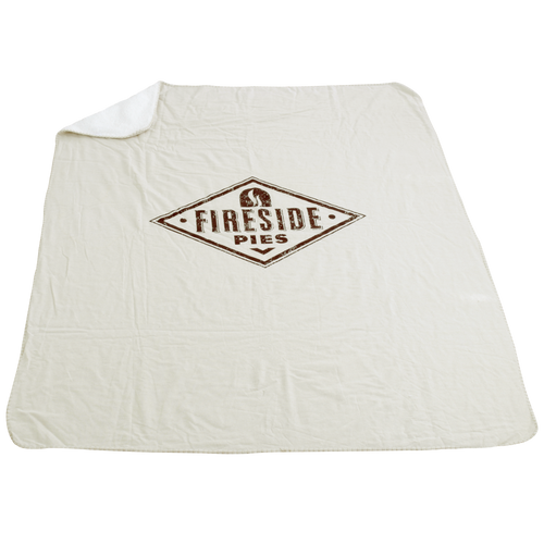 Slaggard Linen Blanket / Embroidered Blankets and Screen Printed