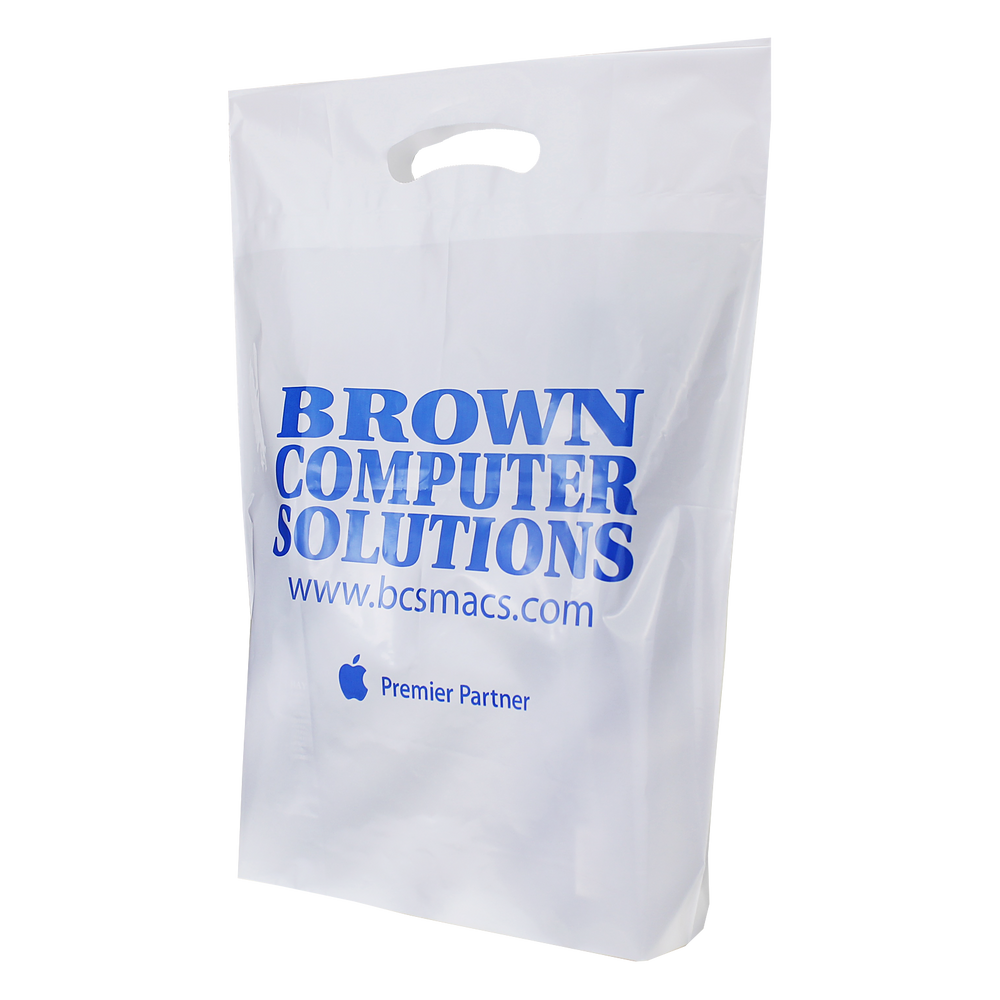 Large Recyclable Die Cut Plastic Bag / Plastic Bags / Holden Bags