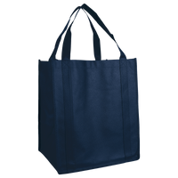 Navy Blue Wine & Dine Reusable Tote Bag Thumb