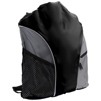 Black DISCONTINUED - Lightweight Drawstring Backpack Thumb