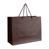 Chocolate Medium Matte Shopper Bag Thumb