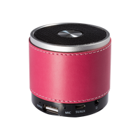 Pink Tuscany™ Faux Leather Wireless Speaker Thumb
