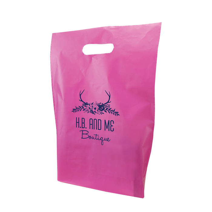  Medium Frosted Die Cut Bag