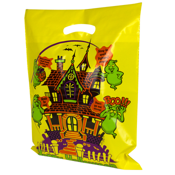 Yellow Haunted House Bag