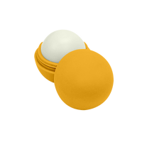 Orange with Orange Flavor Spherical Lip Balm Thumb