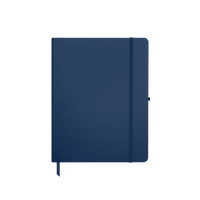 Navy Blue Medium Soft Faux Leather Journal Thumb