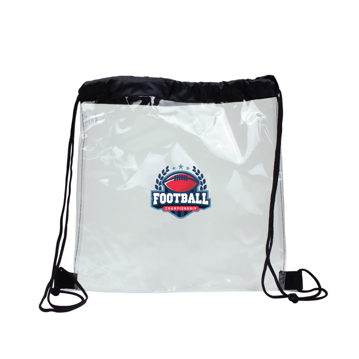  Clear Spectator Drawstring Backpack