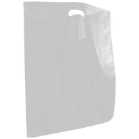 Clear Recyclable Extra Large Die Cut Plastic Bag Thumb