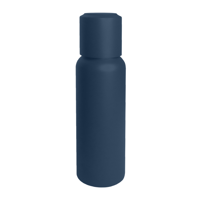 Matte Navy Stainless Steel Insulated Thermos with Cup