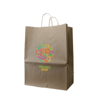  Large Kraft Paper Shopper Bag Thumb