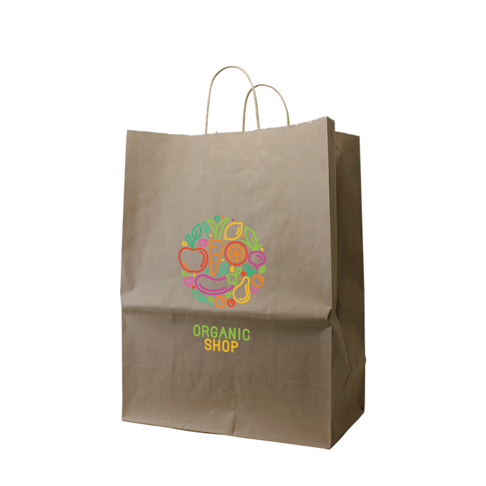  Large Kraft Paper Shopper Bag