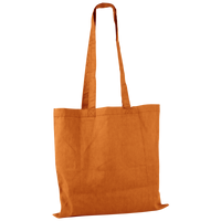 Orange Basic Cotton Tote Thumb