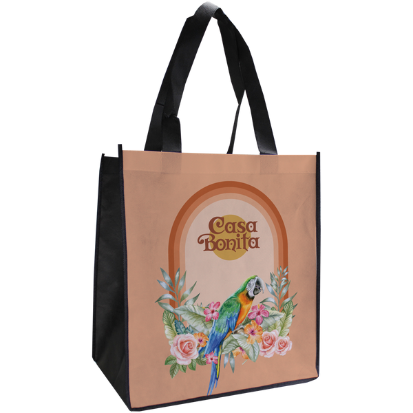 full color bags,  reusable grocery bags,  tote bags, 