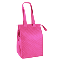 Bright Pink Snack Pack Insulated Cooler Tote Thumb