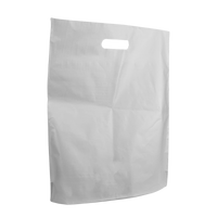 Clear Large Frosted Die Cut Bag Thumb