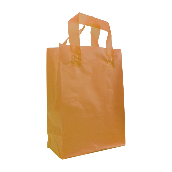 Small Frosted Plastic Shopper / Plastic Bags / Holden Bags