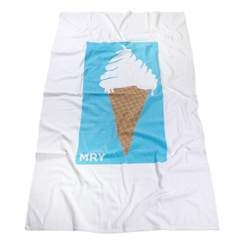 Skysail White Beach Towel