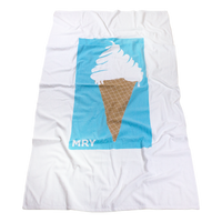  Skysail White Beach Towel Thumb