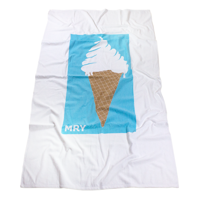  Skysail White Beach Towel